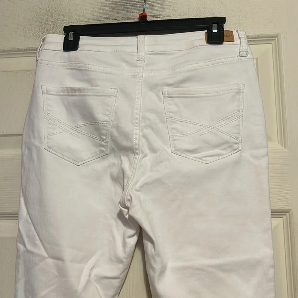 Aeropostale High Waist White Ankle Jeggings Size 8